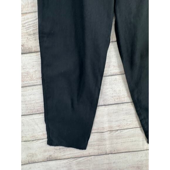 Standard James Perse 100% Linen Casual Pull On Lounge Pants Womens 2/M Black - Picture 5 of 10